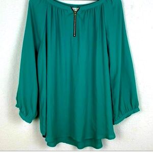 Crescent Sea Foam Green Blouse. From a clean and smoke-free home. EUC.